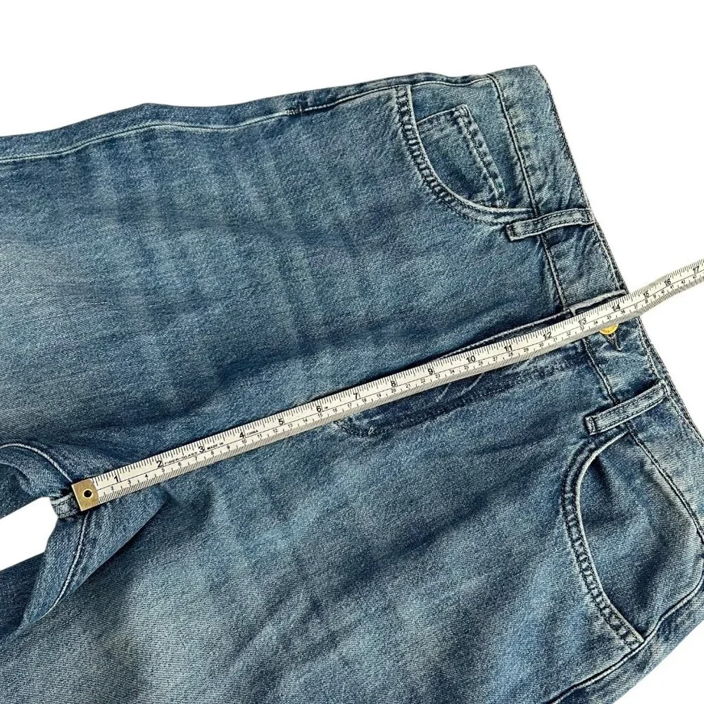 Triarchy x Anthroplogie Ms Onassis High Rise Wide Leg Jeans Size 30 Western Boho - Picture 9 of 12